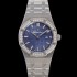 레플리카 [오데마피게] 여성용 로얄오크 67651IP.ZZ.1261IP.01 브레이슬릿 33mm 쿼츠 무브먼트 블루 와플 다이얼 aud6515  