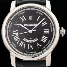 레플리카 [까르띠에] 남성용 솔로 드 까르띠에 오토매틱 42mm 블랙다이얼 CAR0300  