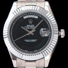 레플리카 [로렉스] 남성용 데이데이트 2 블랙 다이얼 ROL0101  
