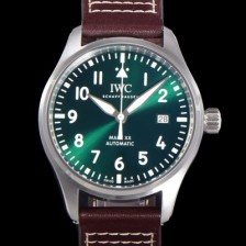 레플리카 [아이더블유씨] 남성용시계 1:1수제공정형 마크18 !! 파일럿 IW328205 마크18 오토매틱 32111타입 40mm 가죽줄 그린다이얼 iwc9264  