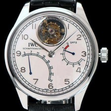 레플리카 [아이더블유씨] 남성용 포르투기즈 투어빌론 화이트 다이얼 IWC0450  
