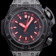 레플리카 [휴블렛] 남성용 빅뱅 킹파워 731.QX.1140 블랙 카본 1:1 베스트 에디션 오셔노그래픽 4000M 블랙 다이얼 오토매틱 무브먼트 HUB0404  