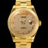 레플리카 [로렉스] 남성용 데이데이트II 오토매틱 E2836-2 타입 40mm  18K 옐루골드 올금 다이아몬드 문자판 골드다이얼 rol3125  
