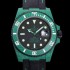 레플리카 [로렉스] 남성용 서브마리너 41mm 리얼그린 포지드카본 오토매틱 Cal.3135 블랙 다이얼 rol49214  
