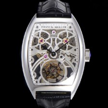 레플리카 [프랭크뮬러] 남성용 그랜드 컴플리케이션 8889 TG SQT BR 수동기계식 투어빌론 55mm 가죽시계 스켈래톤 다이얼 fra38402  