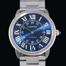 레플리카 [까르띠에] 남성용 롱드 더 까르띠에 솔로 WSRN0023 오토매틱 ETA2892-2 42미리 메탈줄 블루다이얼 car72934  