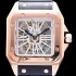 레플리카 [까르띠에] 남성용 신상출시!!산토스 뒤몽 컬렉션 WHSA0010 18k 로즈골드 스켈레톤 다이얼 오토매틱 무브먼트 CAR0113  