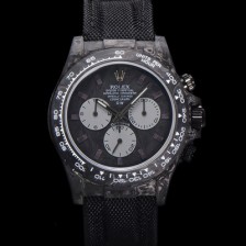 레플리카 [로렉스] 남성용 데이토나 DIW 포지드카본 커스텀 40미리 크로노그래프 오토매틱 Cal.4130 무브먼트 블랙 다이얼 ROL79697  