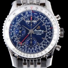 레플리카 [브라이틀링] 남성용 네비타이머 몽블리앙 다토라 46mm 크로노그래프 네이비 다이얼 오토매틱 무브먼트 BRE40213  