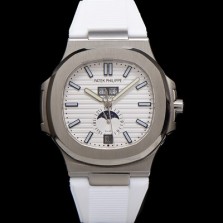 레플리카 [파텍필립] 남성용 노틸러스 5726/1A-010 오토매틱 Cal.324 타입 40.5mm 우레탄줄 화이트 다이얼 pat2220  