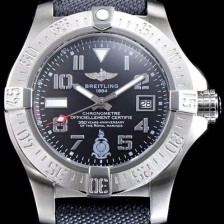 레플리카 [브라이틀링] 남성용 에어로마린 베스트 에디션 슈퍼오션 블랙 다이얼 BRE0202  