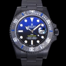 레플리카 [로렉스] 남성용 904L스틸!! 서브마리너 40mm 카본베젤 오토매틱 Cal.3135 블루 블랙 콜라보 다이얼 rol49208  