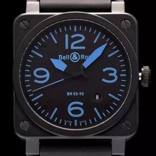 레플리카 [벨엔로즈] 남성용 인스트루먼트 03 오토메틱 블랙 다이얼 오토매틱 무브먼트 BEL4205  