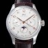 레플리카 [아이더블유씨] 남성용 포르투기즈 IW344203 퍼페추얼 캘린더 문페이즈 오토매틱 42mm Cal.82650 타입 가죽줄 화이트다이얼   iwc94837  