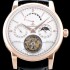 레플리카 [예거르쿨트르] 남성용 마스터 그랑 트래디션 5042420 퀀템 퍼페추얼 18K 로즈골드 화이트 다이얼 아시안 투어빌론 탑재 무브먼트 JAG0414  