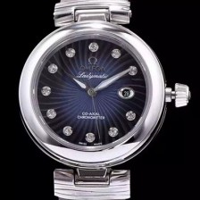 레플리카 [오메가] 여성용 드빌 다크 블루 다이얼 오토매틱 무브먼트 OMG0304  