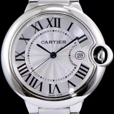 레플리카 [까르띠에] 남성용 발롱블루 드 까르띠에 W69012Z4 42사이즈 화이트 다이얼 쿼츠 무브먼트 CAR0020  