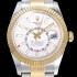 레플리카 [로렉스]남성용 스카이더웰러 오이스터퍼페츄얼 39미리 18K 옐루골드 투톤콤비 오토매틱 화이트다이얼 ROL32445  