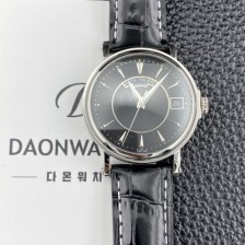 레플리카 [파텍필립] 남성용 칼라트라바 5153G 가죽줄 38mm 오토매틱 Cal.324 타입 블랙 다이얼 pat2280  