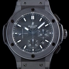 레플리카 [휴블렛] 남성용 NEW 빅뱅 301.CI.7170.LR 밀리미터에 세라믹 에디션!! 44MM 크로노그래프 선레이 새틴-피니시 블랙 다이얼 Caliber HUB 4100 타입 무브먼트 HUB4210  