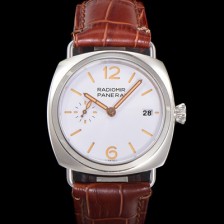 레플리카 [파네라이] 남성용 라디오미르 콰란타 PAM01292 40mm 오토매틱 가죽줄 화이트 다이얼 pan5203  