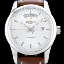 레플리카 [브라이틀링] 남성용 뉴 라인 트랜스오션V7 데이데이트모델!! A4531012|G751|437X|A20BA.1 화이트 실버 다이얼 오토매틱 무브먼트 BRE0200  