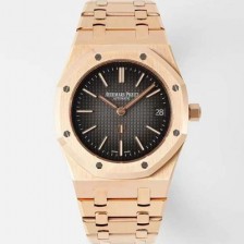 레플리카 [오데마피게] 남성용 하이엔드 로얄오크 16202OR.OO.1240OR.02 엑스트라 씬 18K 로즈골드 39mm 오토매틱 Cal.7121타입 그레이 다이얼 aud6569  