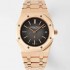 레플리카 [오데마피게] 남성용 하이엔드 로얄오크 16202OR.OO.1240OR.02 엑스트라 씬 18K 로즈골드 39mm 오토매틱 Cal.7121타입 그레이 다이얼 aud6569  
