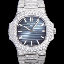 레플리카 [파텍필립] 남성용 노틸러스 5711/1R-010 보석/큐빅 셋팅 오토매틱 Cal.324 S C 타입 40미리 블루다이얼 PAT75717  