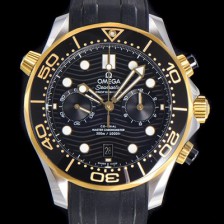 레플리카 [오메가] 남성용 씨마스터 디버 300M 코엑시얼 크로노그래프 P. 9900타입 44mm 러버우레탄밴드 블랙다이얼   omg43782  