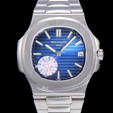 레플리카 [파텍필립]남성용 최신! 노틸러스 5711/1A 010 블루다이얼 40mm 메탈줄 Cal.324 S C 타입무브 오토매틱 PAT88125  