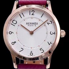 레플리카 [에르메스] 남성용 슬림 데르메스 W041767WW00 화이트 다이얼 춰츠 무브먼트 HEM4200  
