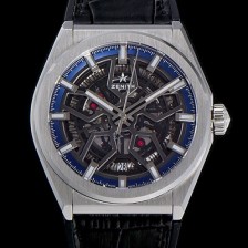 레플리카 [제니스] 남성용 DEFY시리즈 오토매틱 Cal.670sk 41미리 가죽줄 블랙다이얼 zen84269  