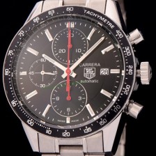 레플리카 [태그호이어] 남성용 까레라 크로노그래프 블랙 다이얼 TAG0400  