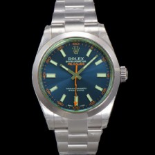 레플리카 [로렉스] 남성용 New 밀가우스 m116400gv-0002 오이스터 퍼페추얼 40mm 오토매틱 Cal.3131 무브먼트 그린코팅 블루 다이얼 rol5390  