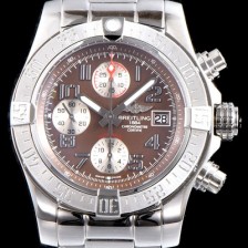 레플리카 [브라이틀링] 남성용 슈퍼 어벤져II A1338111|F564|170A 크로노그래프 브라운 다이얼 브레이슬릿 오토매틱 무브먼트 BRE0251  