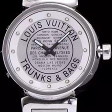 레플리카 [루이비통] 남성용 탕부르 화이트 다이얼 쿼츠 무브먼트 LOU4210  