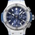 레플리카 [휴블렛] 남성용 New pgrade!!빅뱅 301.SX.1170.SX.2704 1:1 수공 맞물림 형식의 쥬얼라인 크로노그래프 44MM 블루 다이얼 수정형 ETA 7750 오토매틱 무브먼트 HUB0233  