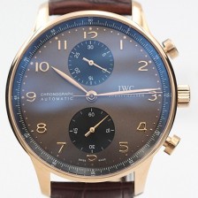 레플리카 [아이더블유씨] 남성용 포르투기즈 IW371482 오토매틱 무브먼트 브라운 다이얼 IWC0411  