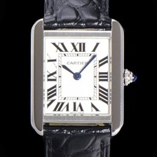 레플리카 [까르띠에] 여성용 신상 탱크 W5200005 악어가죽  31mm 화이트 다이얼 쿼츠므브먼트 CAR0133  
