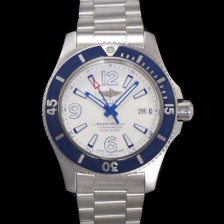 레플리카 [브라이틀링] 남성용 슈퍼오션 A17366D81A1S1 오토매틱 2824타입 42mm 메탈줄 화이트 다이얼 bre6045  