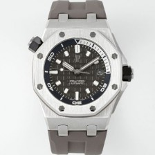 레플리카 [오데마피게] 남성용 하이엔드 로얄오크 오프쇼어 다이버 15720ST.OO.A009CA.01 오토매틱 Cal.4308타입 42mm 그레이 다이얼 aud6577  