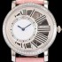 레플리카 [까르띠에] 남성용 로통드 드 까르띠에 화이트 다이얼 쿼츠 무브먼트 CAR0513  