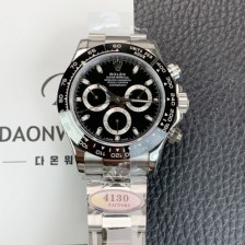레플리카 [로렉스] 남성용 신형 코스모그래프 데이토나 m126500ln 크로노그래프 40mm 오토매틱 Cal.4131타입 블랙 다이얼 rol5611  