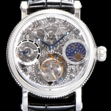 레플리카 [파텍필립] 남성용 그렌드 컴플리케이션 문페이즈 세귤 리얼 투어빌론 최상급 쥬얼 다이아몬드 베젤 스켈레톤 다이얼 PAT0403  