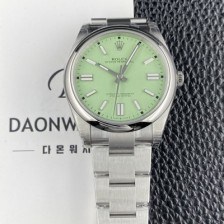 레플리카 [로렉스] 남성용 904스틸 오이스터 퍼페추얼 m134300 오토매틱 칼리버 3230타입 41mm 메탈시계 피스타치오 다이얼 rol5622  