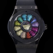 레플리카 [휴블렛] 남성용 신형버전 클래식 퓨전 45mm 오토매틱 Hub1214 타입  우레타줄 PVD코팅케이스 무늬다이얼 hub1311  