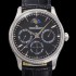 레플리카 [예거르꿀뜨르] 남성용 마스터 울트라 퍼페추얼 캘린더 오토매틱 MC868 타입 39mm 가죽줄 다이아몬드베젤 문페이즈  블랙다이얼 jag49774  