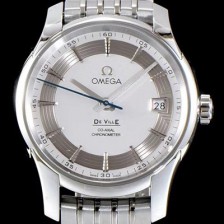 레플리카 [오메가] 남성용 드빌 8500 오토매틱 무브먼트 화이트 다이얼 OMG0152  