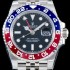 레플리카 [로렉스] 남성용 지엠티 마스터II 126710BLRO-0001 듀얼 타임 블루/레드 투톤 24시간 회전 베젤 블랙 다이얼 5선 쥬빌리 브레이슬릿 오토매틱 무브먼트 ROL0011  